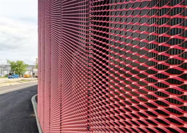 120mm Hole Diamond Hole Expanded Metal Mesh For Outdoor Decoration