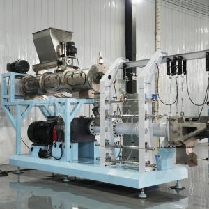 hot selling Pet Food Processing Machine Wet Type Twin Single Screw Dog Food Feed Extruder
