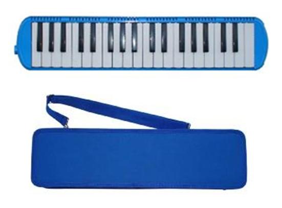 ABS Plastic Shell Copper board 37 key Melodica kids toy with Oxford cloth box-AGME37B-2