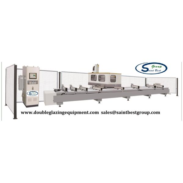 Auto Aluminium Window Machinery Curtain Wall Profile CNC Router 7000mm X Way Range