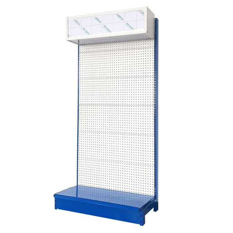 Фабрика на заказ Размер Цвет зеленый супермаркет выставка стеллажи боковой стали современная гондола продуктовый полка