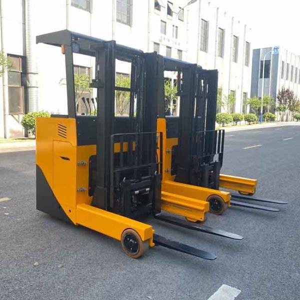2000kg 48V CQD20BS 2.0T Electric Reach Forklift Stand Type Reach Truck Electric