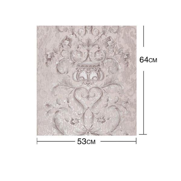 Embossed Light Pink Living Room Wallpaper with Washable Vinyl Material , CE ISO Listed
