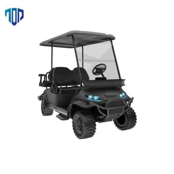 пробег тележки гольфа 70-90km Seater приборной панели 6 волокна углерода 48V 5KW управляя