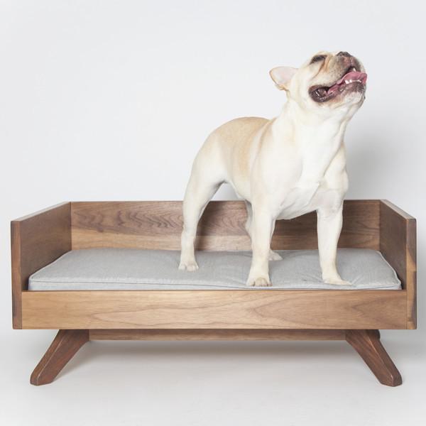 Da mobília de madeira do animal de estimação do ODM do OEM a cama de madeira moderna luxuosa do cão personalizou