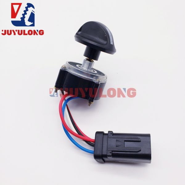 JUYULONG Throttle Knob Switch Controller for  CAT E313/320/323/329/330/336/349 Excavator Construction Machinery Parts