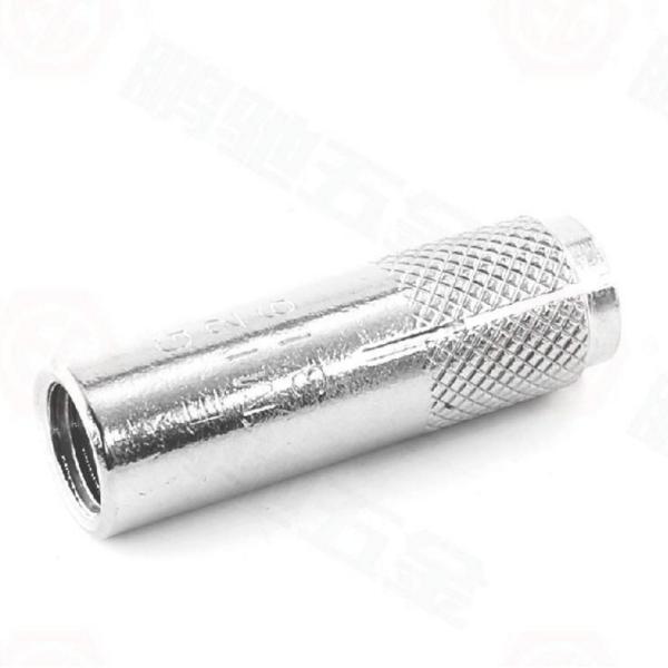 Industria automotriz enchufe de pared interna de acero al carbono explosión de la parte superior de la explosión plana de tornillo británico zinc