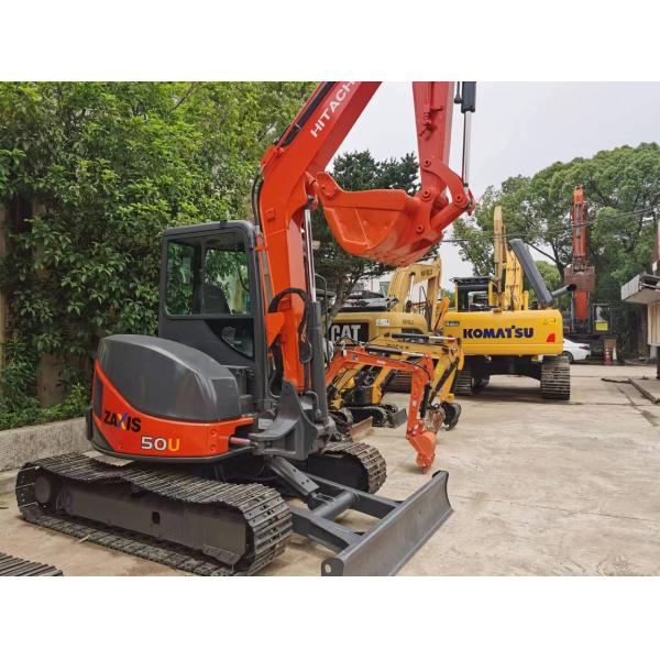 Japan Made 5 Ton Mini Hitachi Zaxis 50 Model Crawler Excavator with Isuzu Engine