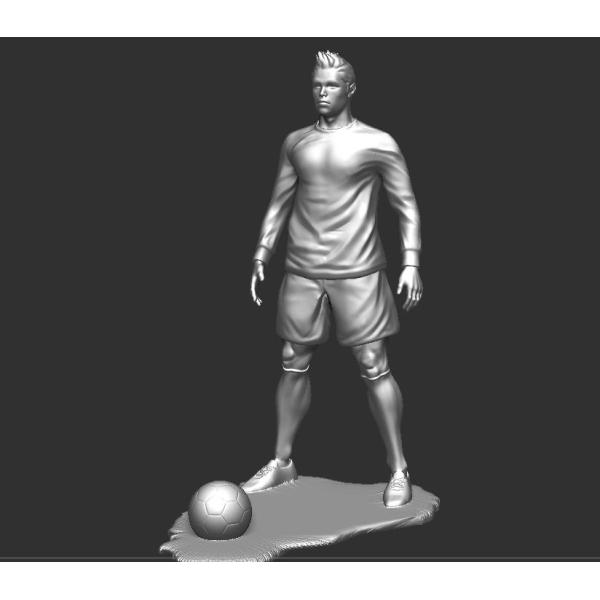 World Cup football player resin figure sculpture customized various star player design