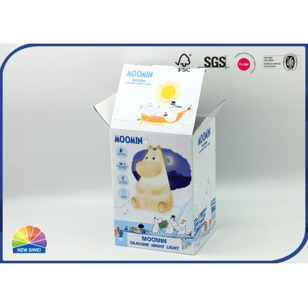 Empaquetado acanalado impreso laminación brillante de la luz de la noche de la caja