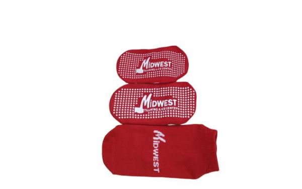 Pro Performance Trampoline Socks Non Slip Bottom Grips Socks Women 'S Men 'S Sports Socks