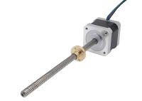 Motor deslizante híbrido linear 42mm de parafuso NEMA17 movimentador com POM Brass Nut