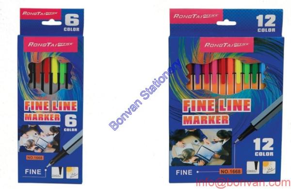 gift colored box packed fineliner set,fashion colored fineliner marker pen,fine art pen