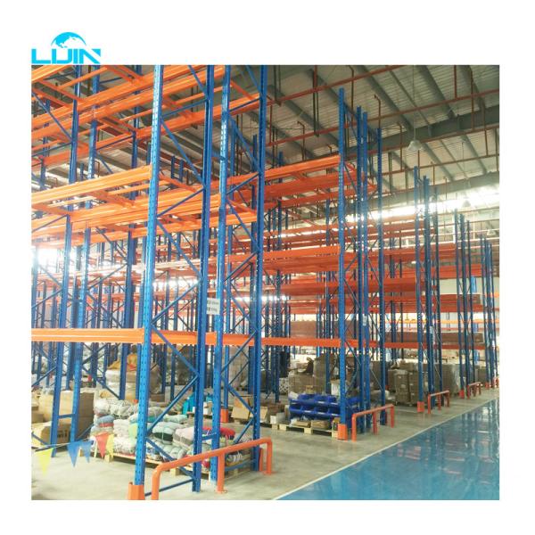 Heavy Metal Pallet Beam Shelf Warehouse Storage High Density Teardrop Pallet Racking System