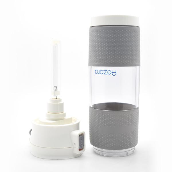 450ml UV Sterilization Water Bottle , Alkaline Water Filter Bottle CE FCC Approved
