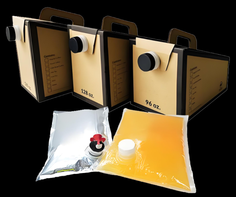 High Barrier VMPET / PE Aluminum Foil Bib Inner Liner Bag In Box With Valve