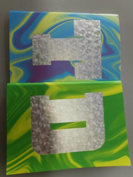 Saddle Binding Colorful Letter Custom Journal Printing For Children And Adult