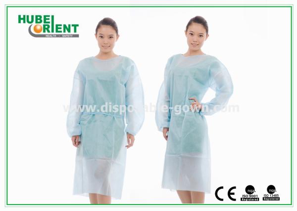 Vestido não tecido descartável do isolamento da proteção pessoal para o hospital