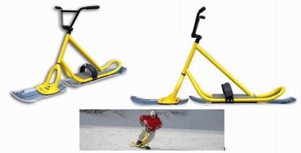 High Quality China Aluminum Snow Scooter for Kids Snow Bike Snowscooter