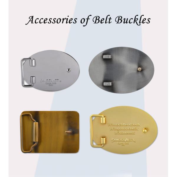 Vintage Personalized Cowboy Belt Buckle Gold Plated Rhinestones For Men