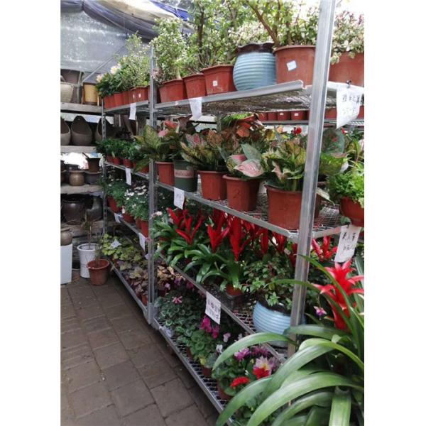 1350*565*1900MM Galvanized Greenhouse Danish Trolley Shelf