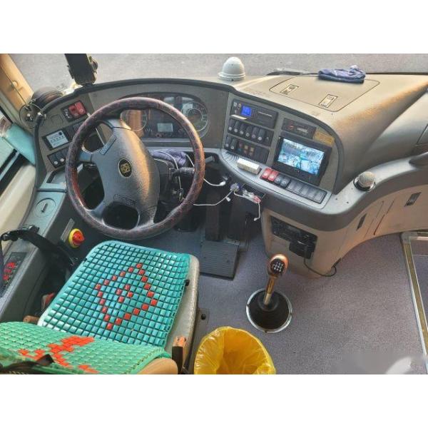 Used Zhongtong Bus LCK6119 48 Seats Rear Yuchai Engine Airbag Chassis Double Doors Nude Packing Left Hand Drive