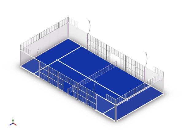International Padel Court Supplier Bulk Export Of Fencing Frames Glass And Other Facilities OEM/ODM