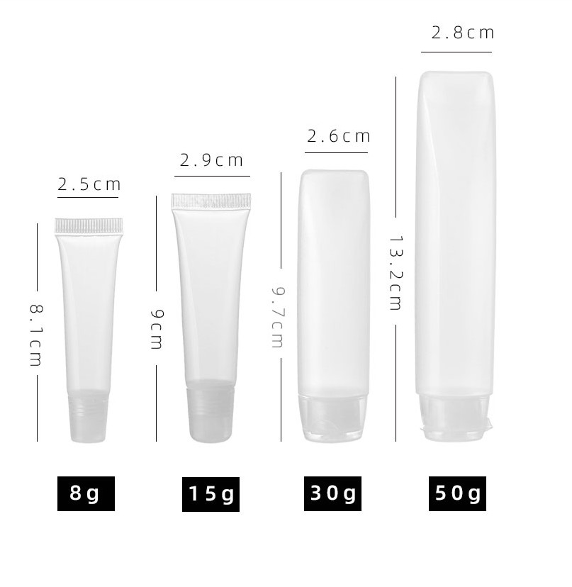 Пластиковая пустая бутылка 10ml 50ml выжимкы шампуня перемещения
