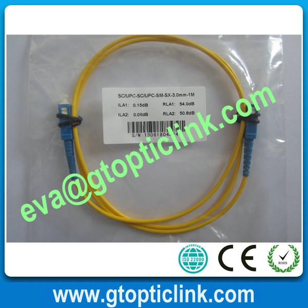 SC-ST connector SM Fiber Optical Pigtail