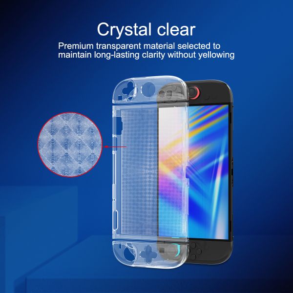 3-in-1 Protective Case for Nintendo Switch 2, Anti-Scratch Shockproof TPU Cover for Console and Joy-Cons