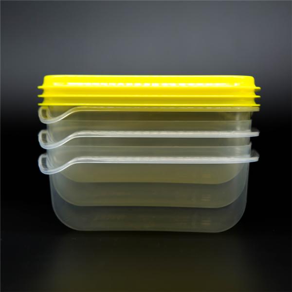 Food Preservation 14*14*6cm Microwavable Plastic Crisper