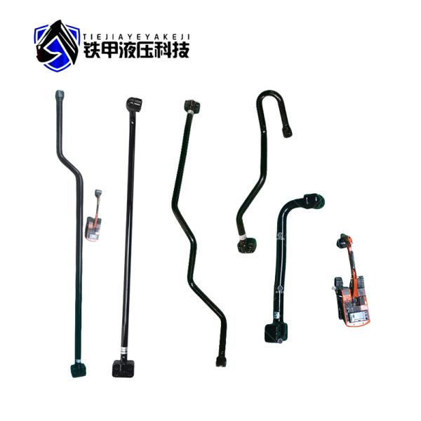 SY135 Tubo de hierro de excavadora con sistema hidráulico distribuidor tubo de rebote y tubo de retorno