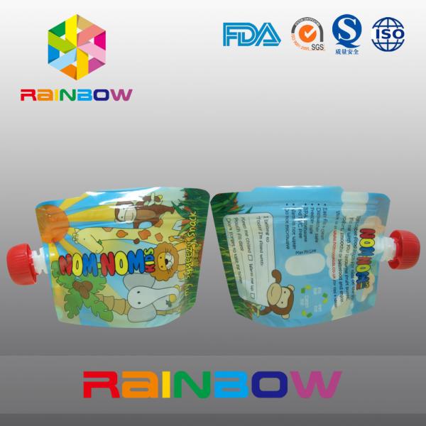 мешок Споут детского питания ре-Секеезед 140мл 200мл с двойной молнией