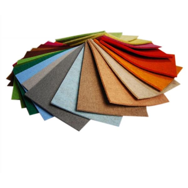 various color wool pressed nonwoven felt,customized thickness felt wool fabric
