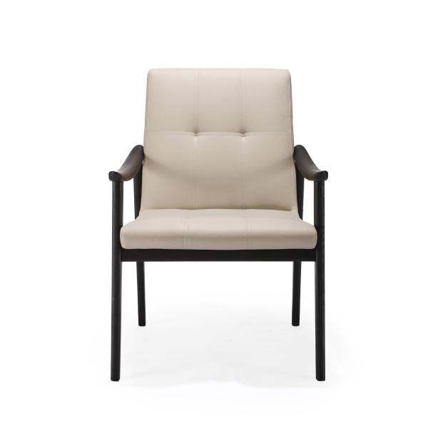 Chaise ergonomique en bois de rose Confort et style avec accoudoirs et capacité de 300 livres