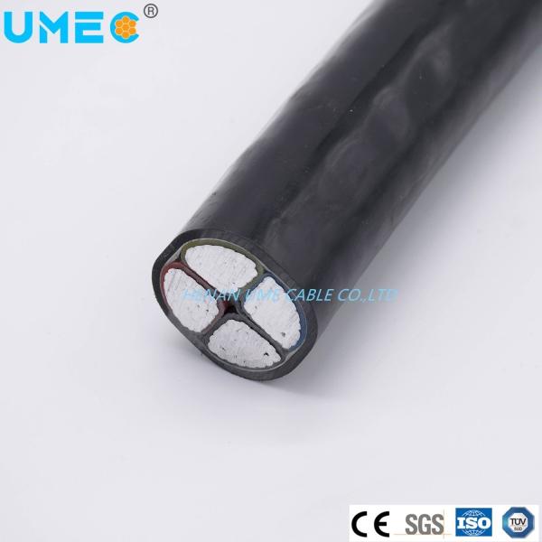 Cable de alimentação de jaqueta de PVC isolado de cobre sem oxigénio 3.6/6kv Cu/PVC/PVC
