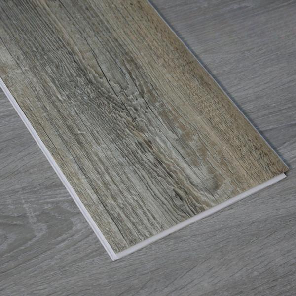 Piso laminado de pedra e madeira à prova d'água Instalação fácil para jardim infantil/escritório