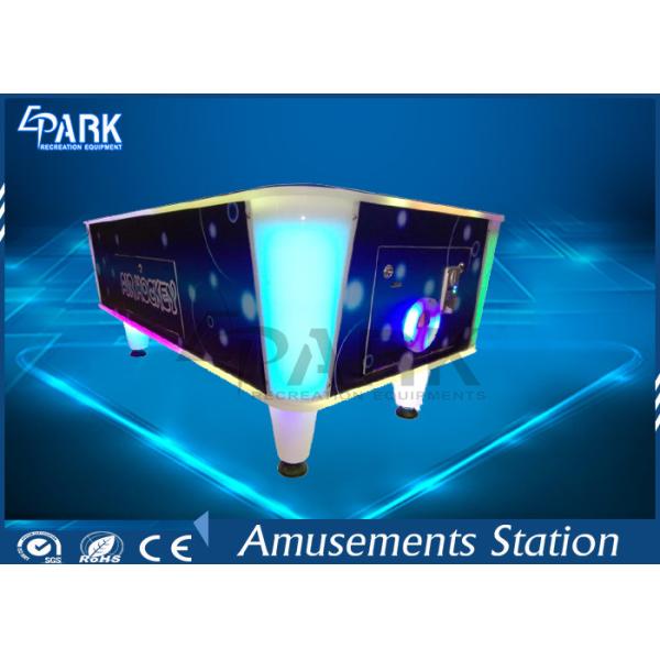 Electronic Video Game Machine Air Hockey Arcade Machine Attractive Lights Metal Material