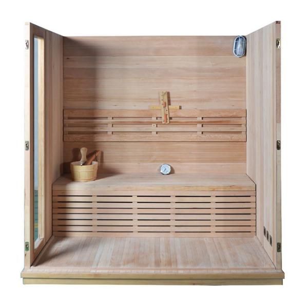 6KW Indoor 4 Person Traditional Steam Sauna Wooden