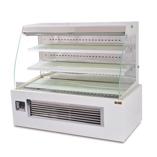 Vitrina de exhibición de pasteles ultra transparente, refrigerador, vitrina de exhibición de pasteles para sándwiches y tartaletas de huevo
