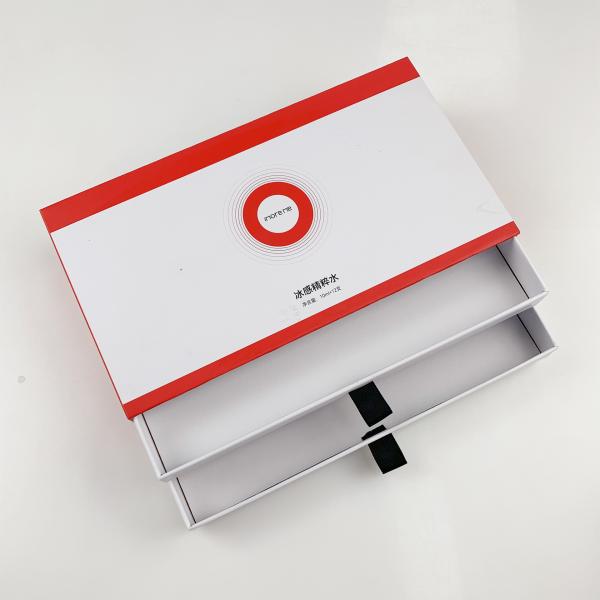 Custom Luxury Makeup Packaging Double Drawers Gift Box Cosmetic Cardboard Packaging Box for Beauty Products