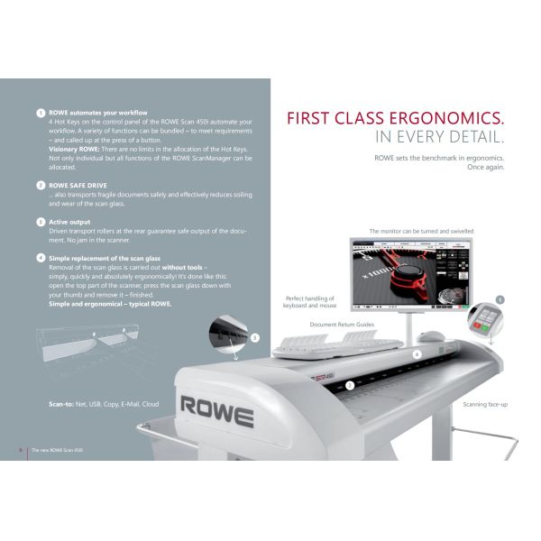 ROWE 450i Series 44 Inch Large Format Scanner Models 4044 & 6044