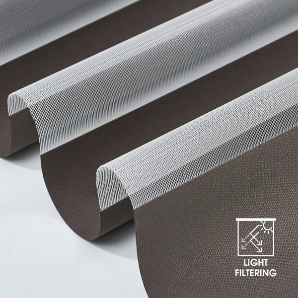 Tissu 2.85m d'abat-jour de rouleau de zèbre d'armure de jacquard de la CE double 3m
