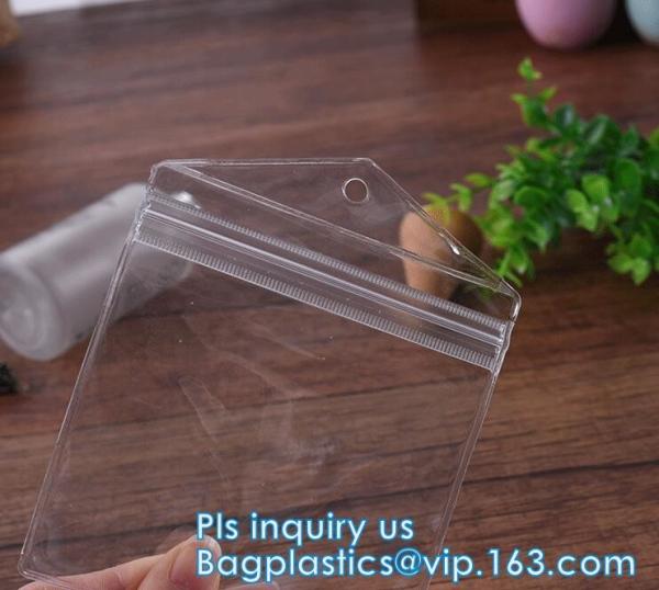 Fabric zipper professional vinyl slider bag pvc zipper bag, clothing packaging pvc slider zipper bag, slider zipper bag