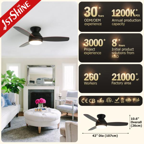 Quatro centímetros de comprimento, preto, de chão aberto, quarto montado, casa, ventilador de teto com luzes