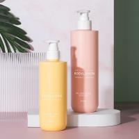 300/450 ml Galo/Pink HDPE Gloss Bottle With White Pump Para garrafa de loção de shampoo