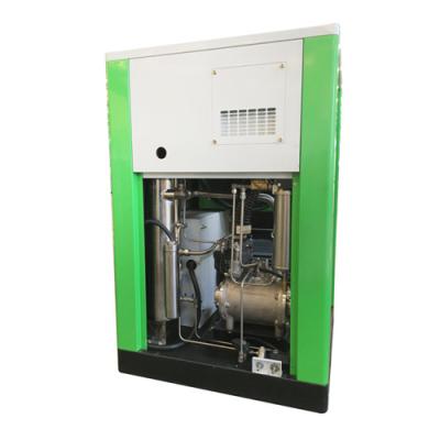 7KW Silent Oil Free Screw Compressor Water Lubricated 100% No Pollution Variable Speed