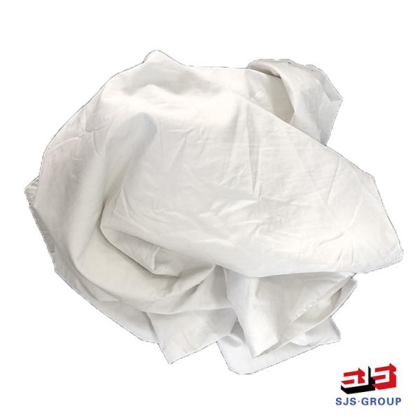 High Quality Standard Size White Bed Sheet Cotton Rags Cut Pieces Industrial Clothing Wiping Rags For Cleaning