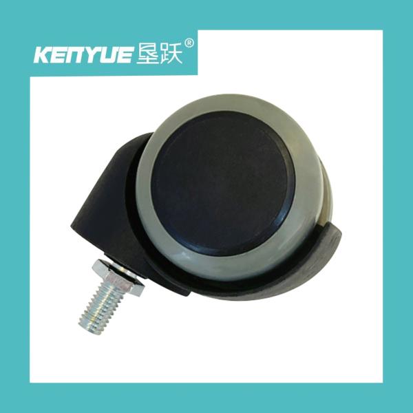 2 pulgadas Casters Hospital Negro Accesorios especiales de material de PU