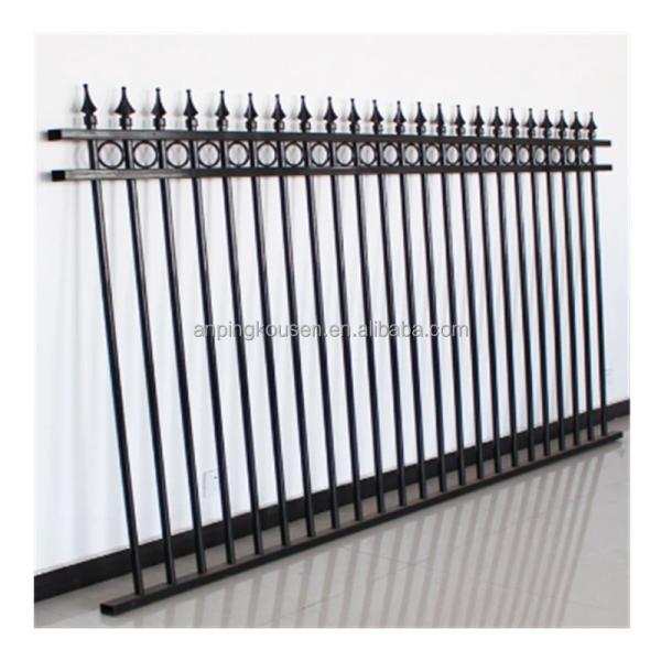 Highway and Security Protection with Anti-Rust Galvanized Steel Fence in 6ftx8ft Size
